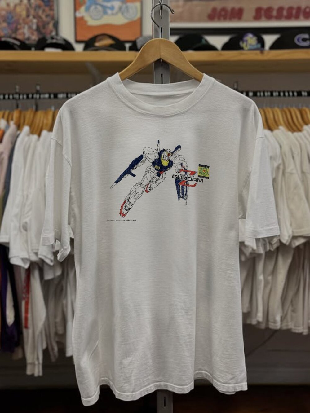 1979 Gundam Mobile Suit  White Tee